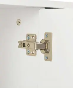 vidaXL Sideboard High Gloss White 71x35x76 cm Chipboard