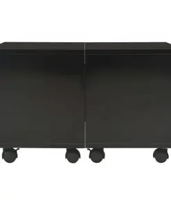 vidaXL Coffee Table High Gloss Black 60x60x35 cm Chipboard