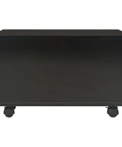 vidaXL Coffee Table High Gloss Black 60x60x35 cm Chipboard