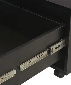 vidaXL Coffee Table High Gloss Black 60x60x35 cm Chipboard