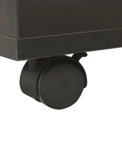 vidaXL Coffee Table High Gloss Black 60x60x35 cm Chipboard