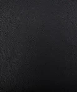 vidaXL Reclining Chair with Footstool Black Faux Leather