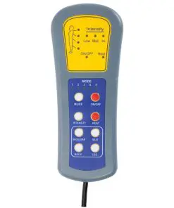 vidaXL TV Massage Recliner Black Faux Leather