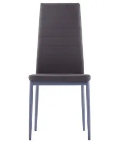 vidaXL Five Piece Dining Set Grey