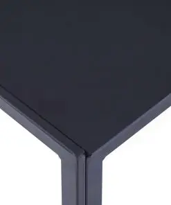 vidaXL Five Piece Dining Set Wine Red