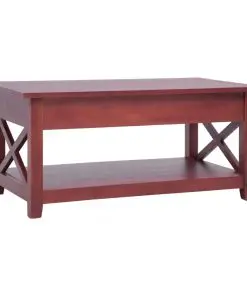 vidaXL Coffee Table Brown 100x55x46 cm Solid Mahogany Wood