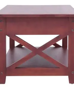 vidaXL Coffee Table Brown 100x55x46 cm Solid Mahogany Wood