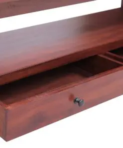 vidaXL TV Cabinet Brown 120x30x40 cm Solid Mahogany Wood