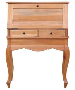 vidaXL Secretary Desk 78x42x103 cm Solid Mahogany Wood