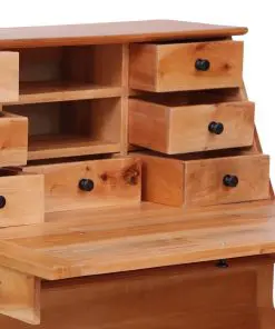 vidaXL Secretary Desk 78x42x103 cm Solid Mahogany Wood