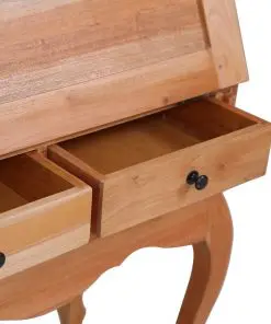 vidaXL Secretary Desk 78x42x103 cm Solid Mahogany Wood