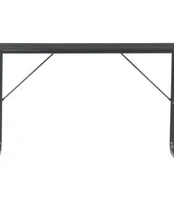 vidaXL Computer Desk Black 120x60x73 cm