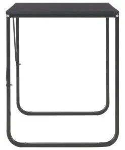 vidaXL Computer Desk Black 120x60x73 cm