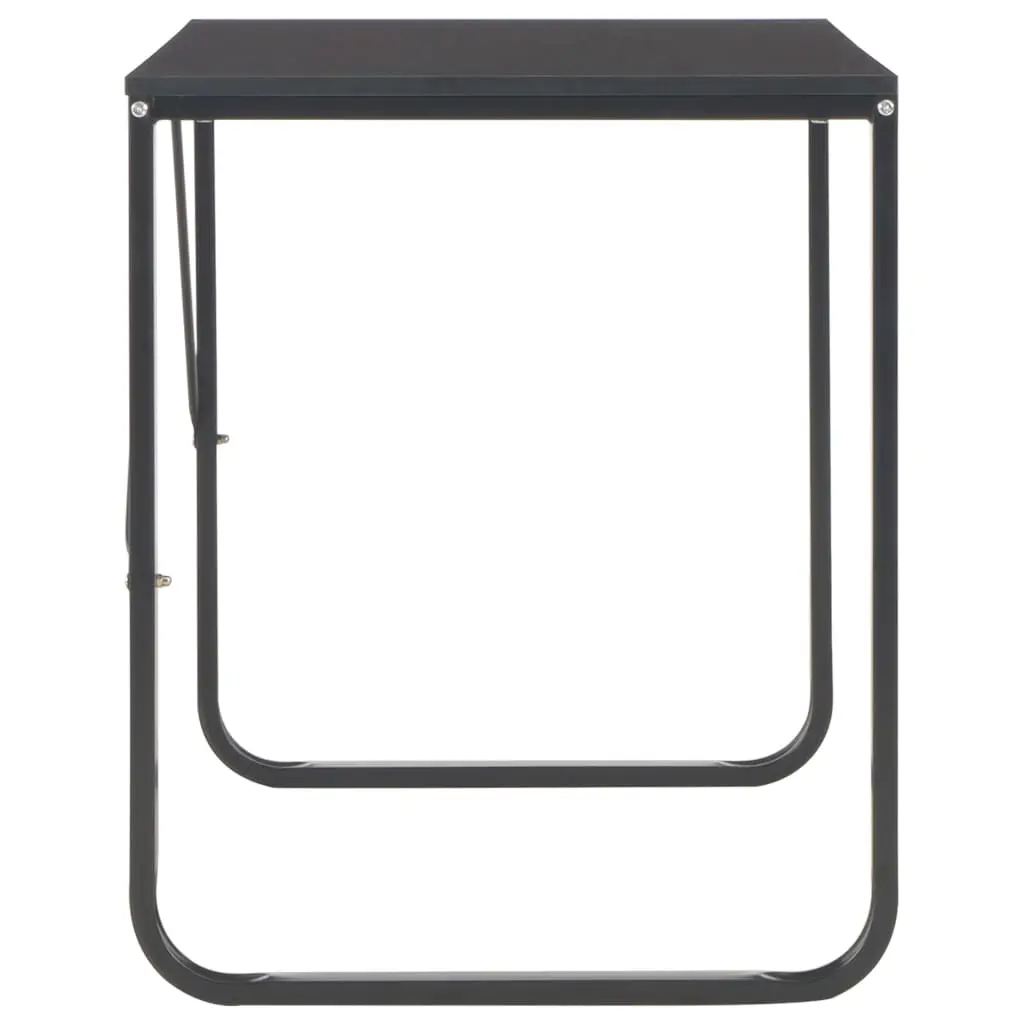 vidaXL Computer Desk Black 120x60x73 cm