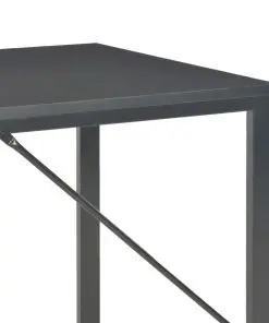 vidaXL Computer Desk Black 120x60x73 cm