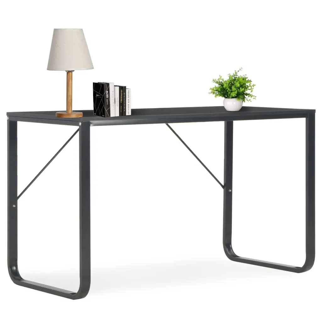 vidaXL Computer Desk Black 120x60x73 cm