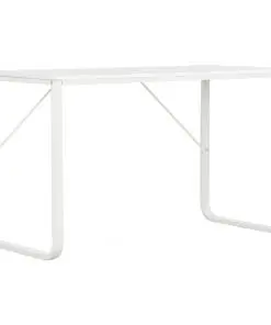 vidaXL Computer Desk White 120x60x73 cm