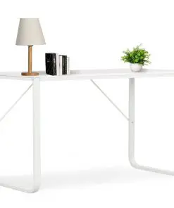 vidaXL Computer Desk White 120x60x73 cm