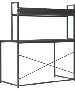 vidaXL Computer Desk Black 120x60x138 cm