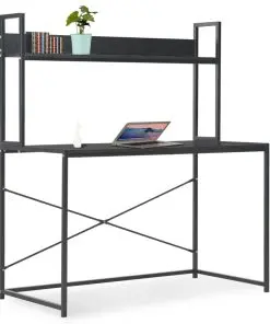 vidaXL Computer Desk Black 120x60x138 cm