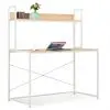 vidaXL Computer Desk White and Oak 120x60x138 cm vidaXL Computer Desk White and Oak 120x60x138 cm