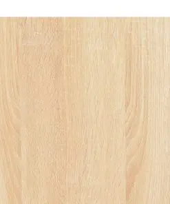 vidaXL Computer Desk Black and Oak 120x60x138 cm