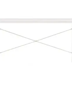 vidaXL Computer Desk White 120x60x70 cm