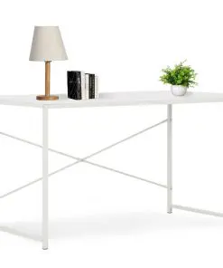 vidaXL Computer Desk White 120x60x70 cm
