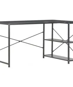 vidaXL Computer Desk Black 120x72x70 cm