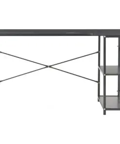vidaXL Computer Desk Black 120x72x70 cm