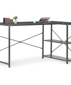 vidaXL Computer Desk Black 120x72x70 cm