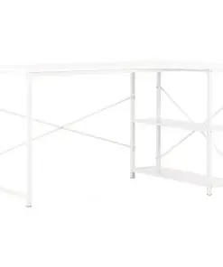 vidaXL Computer Desk White 120x72x70 cm