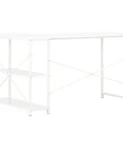 vidaXL Computer Desk White 120x72x70 cm