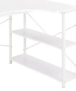 vidaXL Computer Desk White 120x72x70 cm