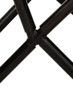 vidaXL Butterfly Chair Anthracite Canvas