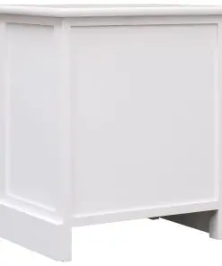 vidaXL Nightstands 2 pcs Grey 38x28x45 cm Paulownia Wood