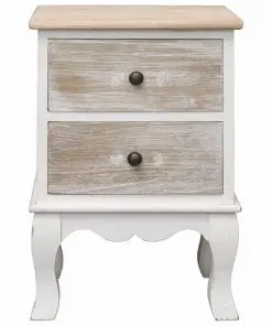 vidaXL Bedside Cabinets 2 pcs 35x30x50 cm Paulownia Wood