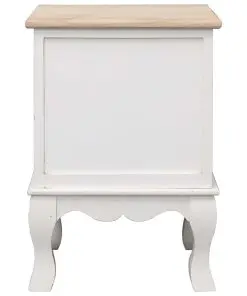 vidaXL Bedside Cabinets 2 pcs 35x30x50 cm Paulownia Wood