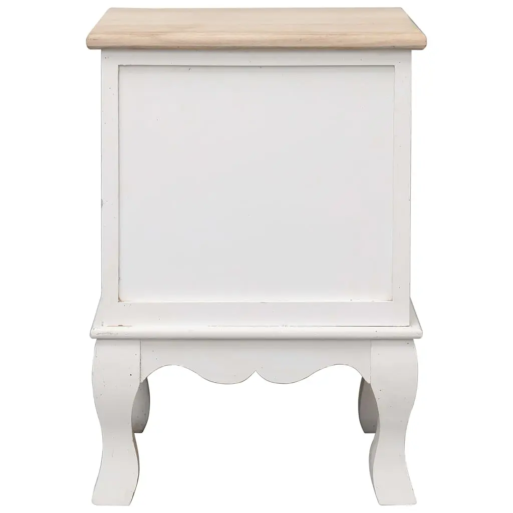 vidaXL Bedside Cabinets 2 pcs 35x30x50 cm Paulownia Wood