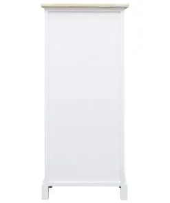 vidaXL Side Cabinet 38x28x86 cm Paulownia Wood