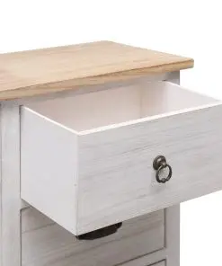 vidaXL Side Cabinet 35x25x57 cm Paulownia Wood