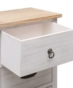 vidaXL Side Cabinet 35x25x87 cm Paulownia Wood