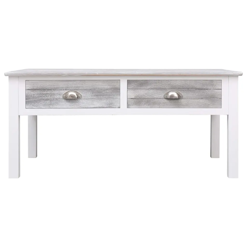 vidaXL Coffee Table Grey 100x50x45 cm Wood