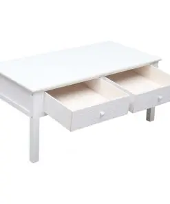 vidaXL Coffee Table White 100x50x45 cm Wood