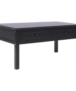 vidaXL Coffee Table Black 100x50x45 cm Wood