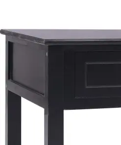 vidaXL Coffee Table Black 100x50x45 cm Wood