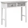 vidaXL Console Table Grey 90x30x77 cm Wood