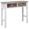 vidaXL Console Table Brown 90x30x77 cm Wood