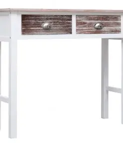 vidaXL Console Table Brown 90x30x77 cm Wood