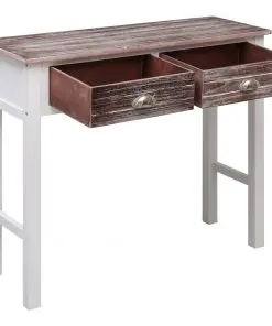 vidaXL Console Table Brown 90x30x77 cm Wood